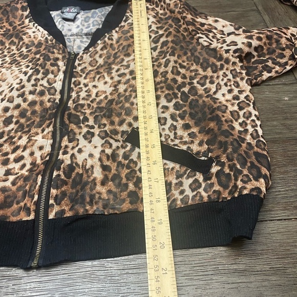 Womens Jackets Plus Size Short Female Coat Zipper 3/4 Sleeve Polka Flower Dot - Picture 9 of 9